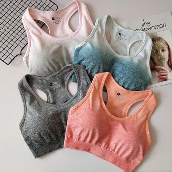 

Open Back Yoga Bra Workout Tops Sports Bra Gym Women Yoga Tank Top Ladies