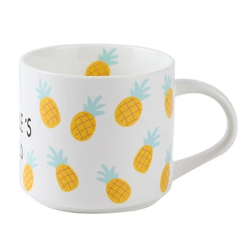 

Reusable Ceramic Mug Cartoon Nordic Matte Print Large Cup Cute Lid Personalized Luxury 1 Piece Stirring Mug Interesting KK60MK