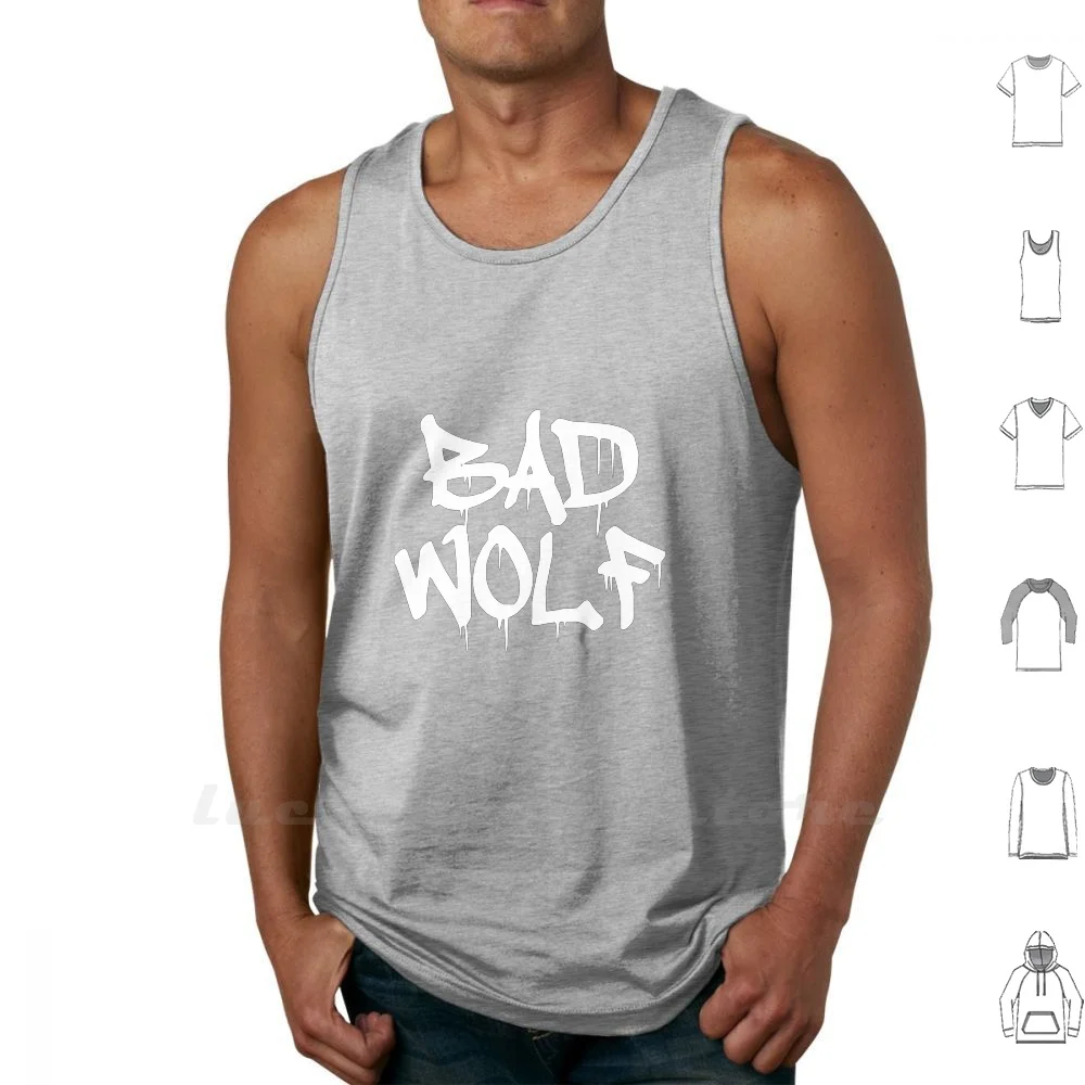Camiseta sin Mangas para Hombre Touchlines Bad Wolf Kontrast