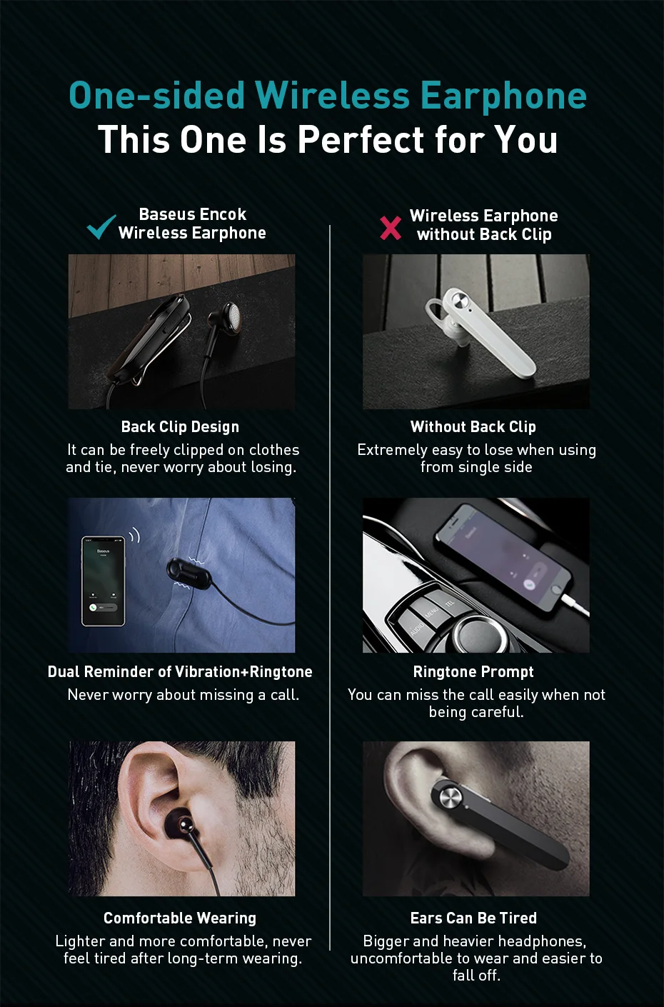 Baseus A06 петличный Bluetooth наушники спортивные беспроводные магнитные наушники с микрофоном вкладыши громкой связи для iPhone Android системы