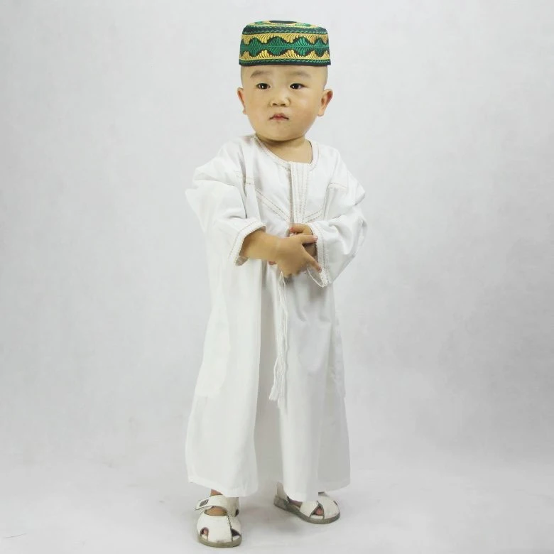Детская одежда в арабском стиле, мусульманское платье для маленьких мальчиков, одежда для детей, костюм для девочек