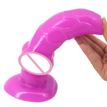 QKKQ Realistic Dog Dildo Pussy Plug With Suction Fake Penis Comfortable Enough Sex Dog And Woman For Man Women Sex Store 5