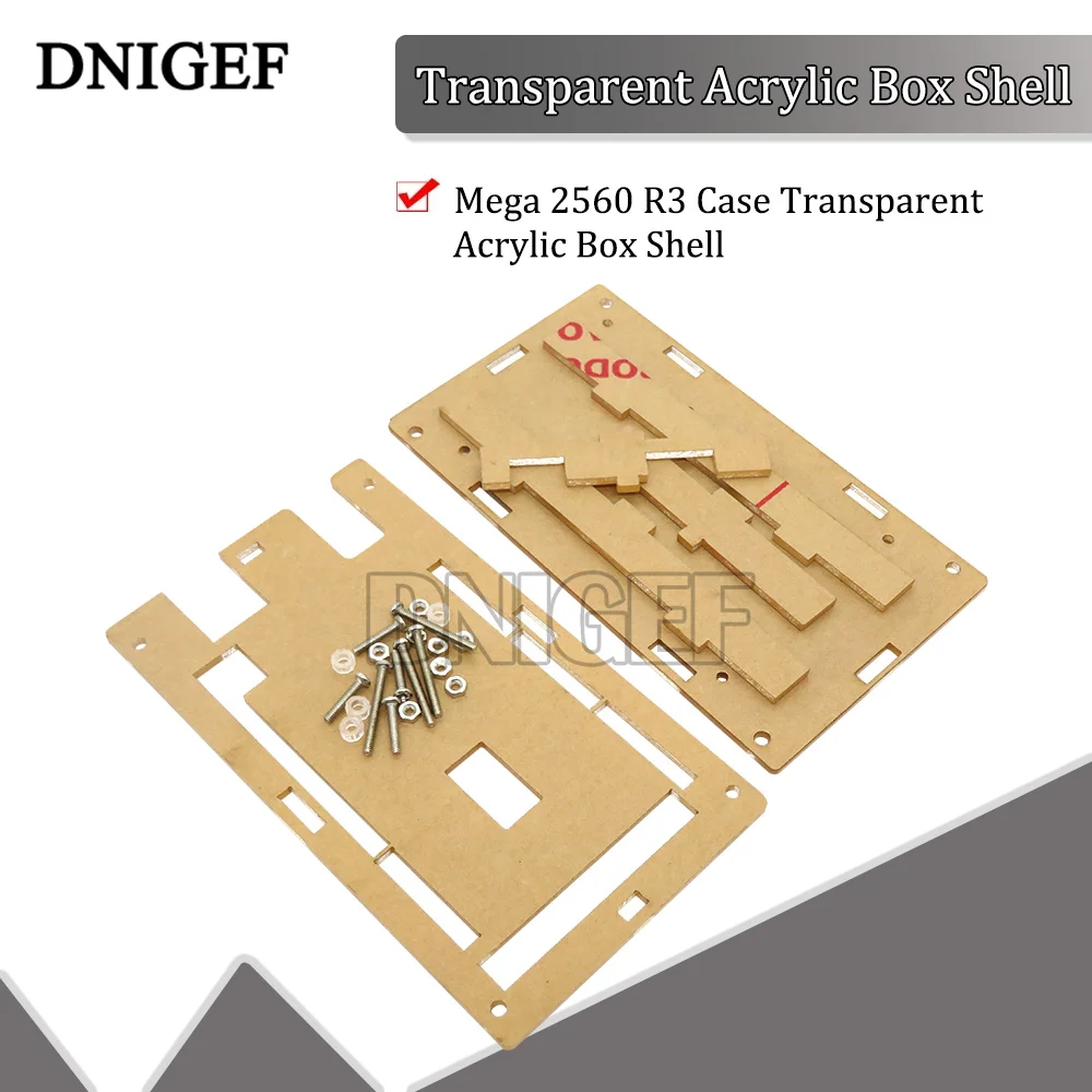Smart Electronics Mega 2560 R3 Custodia Scatola Acrilica Trasparente Shell Compatibile Per Arduino Mega 2560 R3 Custodia Kit Fai Da Te Elettronico