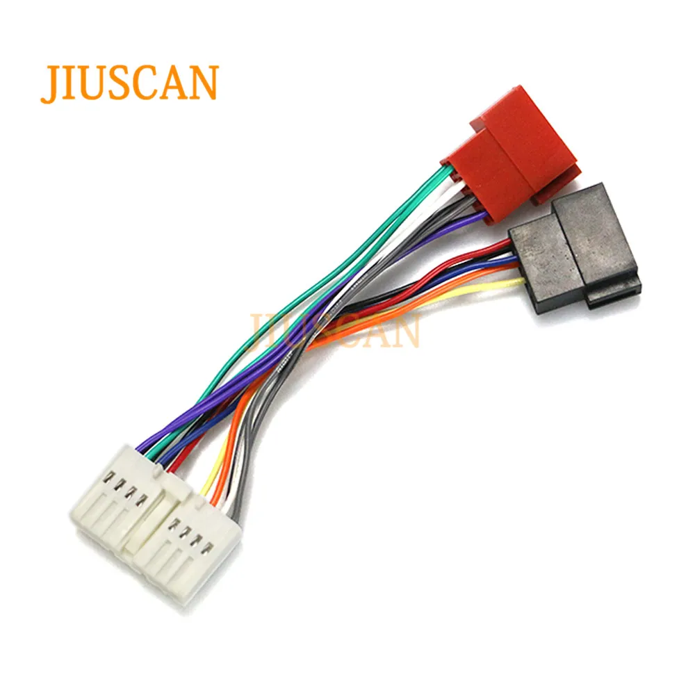 JIUSCAN 12-110 ISO радио адаптер для HONDA 1988-1998 жгута проводов разъем свинцовый ткацкий станок кабель штекер Адаптер стерео