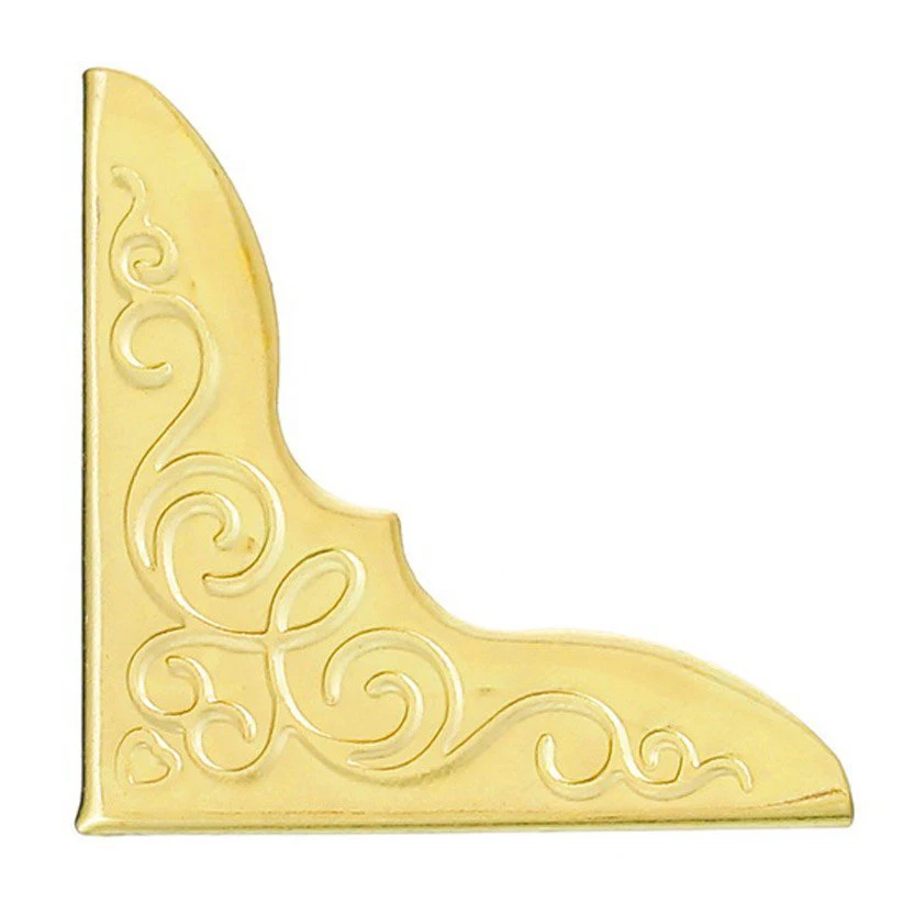 

Hot New 100pcs Spandrels Book Fitting Book Corner Protection Corner,23mm x23mm