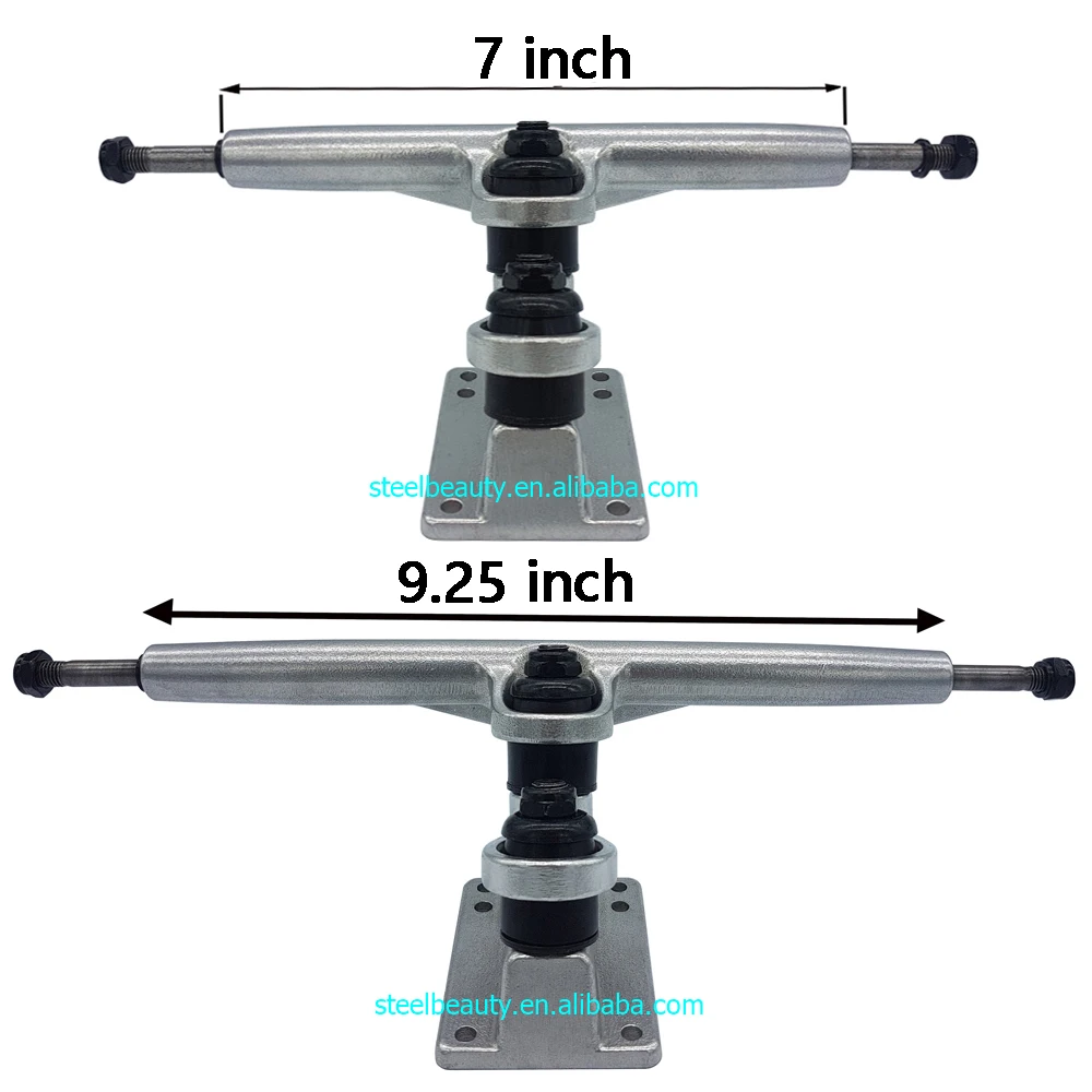 1 год гарантии 7 дюймов 9,25 дюймов двойной пол Лонгборд грузовики горный скейтборд Грузовики хорошее качество