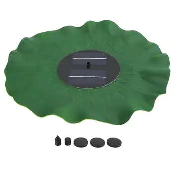 

water fountain 38cm Leaf Watering Solar Fountain Brushless Water Pump landscape for Garden Pool led for plants