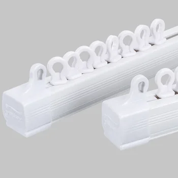 

Aluminum Alloy Curtain Track Curtain Rod Ceiling Side Installation Single Durable Triple Curtain Accessories Customized