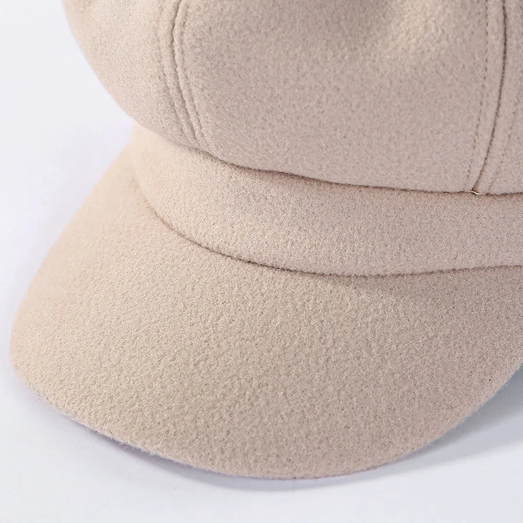 Женская шапка осень и зима теплая casquette Мода gorros mujer invierno шерсть берет живописца купол тренд шляпа капот femme hiver