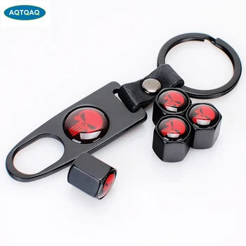 

4Pcs/Set Classic Red Skull Anti-theft Chrome Car Wheel Tire Valve Stem Cap For Car/Motorcycle,Air Leakproof And Protection Your