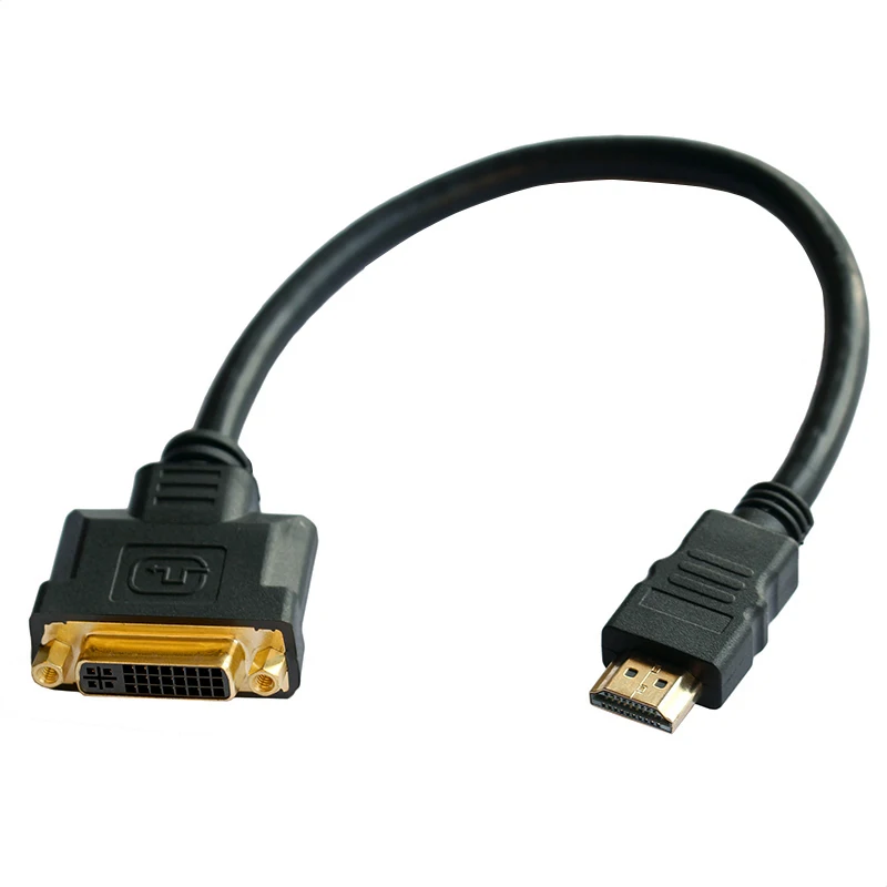 Адаптер-переходник DVI мама HDMI-совместимый штекер для проектора LCD DVD HDTV |