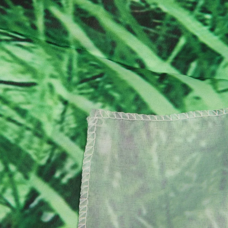 TaTropical тропический лес зеленый гобелен, пальмы и экзотические растения в джунглях с дикой природой дзен тематические художественные украшения, Bedro