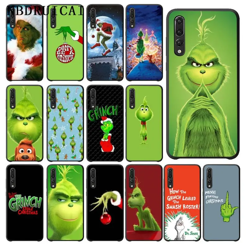 Рождественский Забавный чехол для телефона NBDRUICAI Huawei P9 10 lite P20 pro P30 Psmart mate