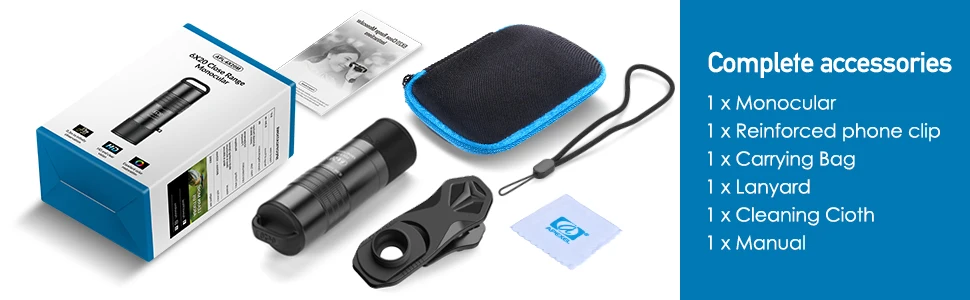 APEXEL 6X20M Monocular Telescope Zoom Lens Mobile Phone Camera Lens description image 19