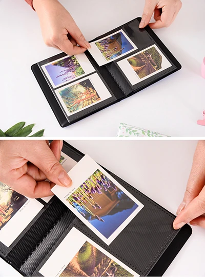 64 кармана 3 дюймов зыбучие пески блесток фотоальбом для мгновенного Polaroid мини-фильм набор фото хороший подарок чехол