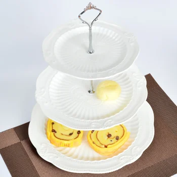 

1Pc Cake Tray Practical Delicate Pastry Dessert Tray for Birthday