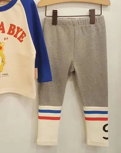 pants Г. Осенние детские леггинсы Bebe Одежда для мальчиков в Корейском стиле тонкие противомоскитные штаны для девочек хлопковые брюки с цветочным принтом детская пижама, Распродажа одежды - Цвет: pants