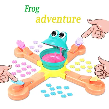 

Educational Toy Parent-Child Desktop Interactive Game Feeding Toy Frogs Swallowing Bees Multi-Player Funny Game Toys 8.1A