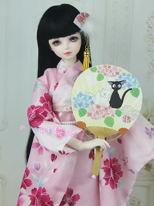 1/6 1/4 1/3 BJD аксессуары Кукла Одежда японская Сакура кимоно юката для BJD/SD, не включает в себя куклы, обувь, парик и другие E2499