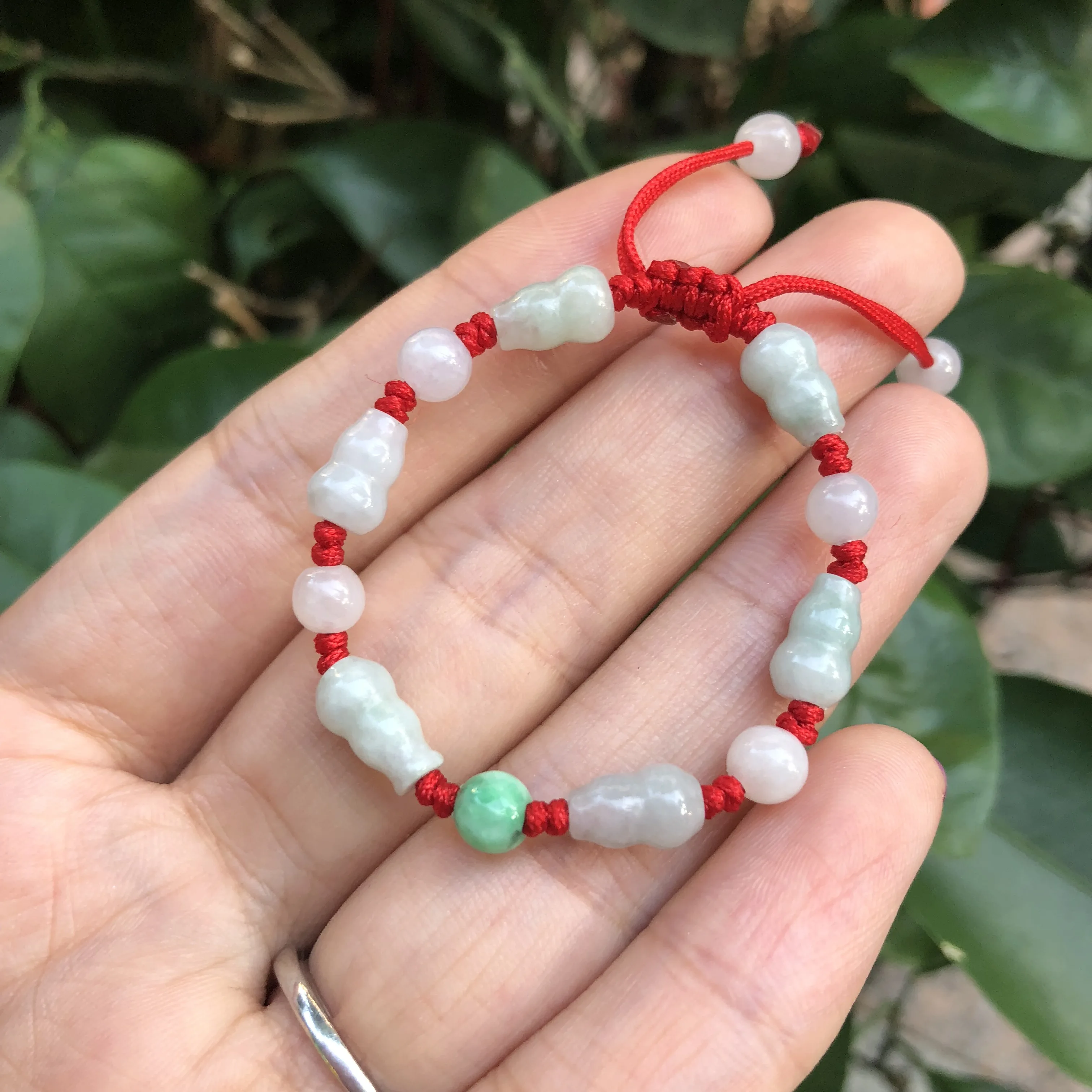 Натуральный нефритовый Изумрудный браслет на заказ регулируемый очаровательные