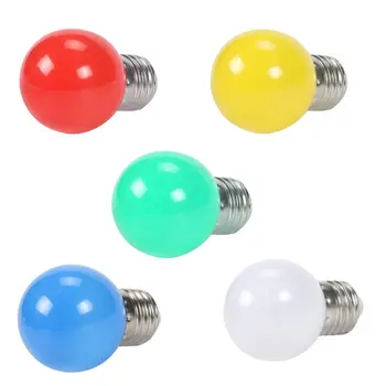 

20pcs Colorful Light Bulbs E27 LED Bar 220V 3W SMD 2835 Lamp 5 Optional Colors for Home Decor Party Anniversary Festival Lightin