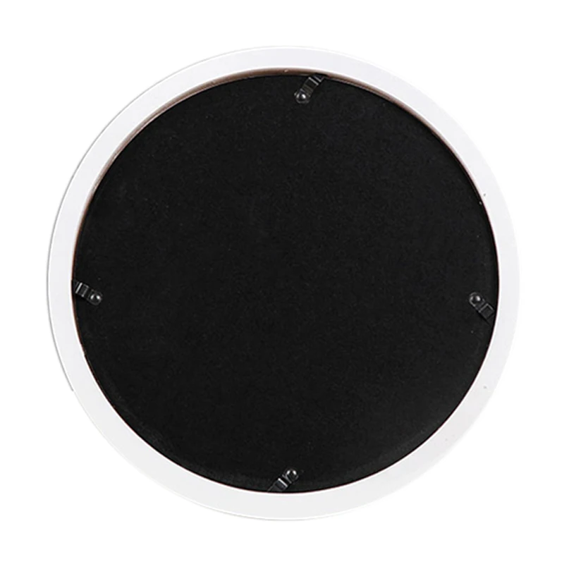 Round Wooden Picture Frames Creative Gift DIY Wall Hanging Wood Picture Holder Home Decoration