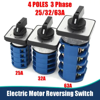 

20A/32A/63A High Quality Cam Switches Rotary Switch Changeover Control Switch Panel Mounted For Electrician Using Tools