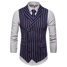 Мужские, осенний стиль, полосатый платок, нагрудный жилет, мужской жилет, 9659