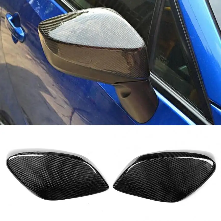 1 пара углеродного волокна зеркало заднего вида крышка подходит для Toyota Scion FRS 2012 2013 запасное зеркало крышка