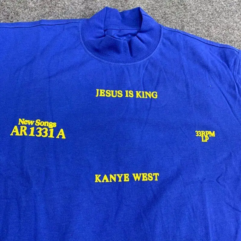 Jesus is King футболка с 3D принтом «Jesus is King LA» вечерние футболки для мужчин и женщин «Jesus is King» Футболки Kanye футболка West