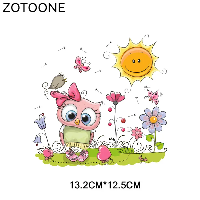 1513 ZOTOONE, Мультяшные животные, медведь, кролик, обезьяна, железные нашивки для одежды, футболки, Аппликации, Термоаппликации - Цвет: 1513