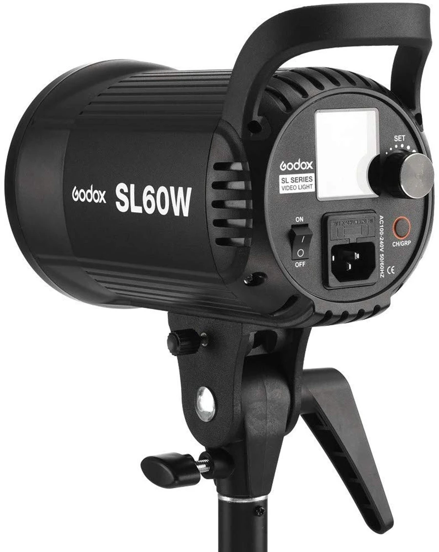 Godox SL60W светодиодный светильник с белой версией и креплением Bowens, непрерывный светильник с пятицветными фильтрами для студийной видеозаписи