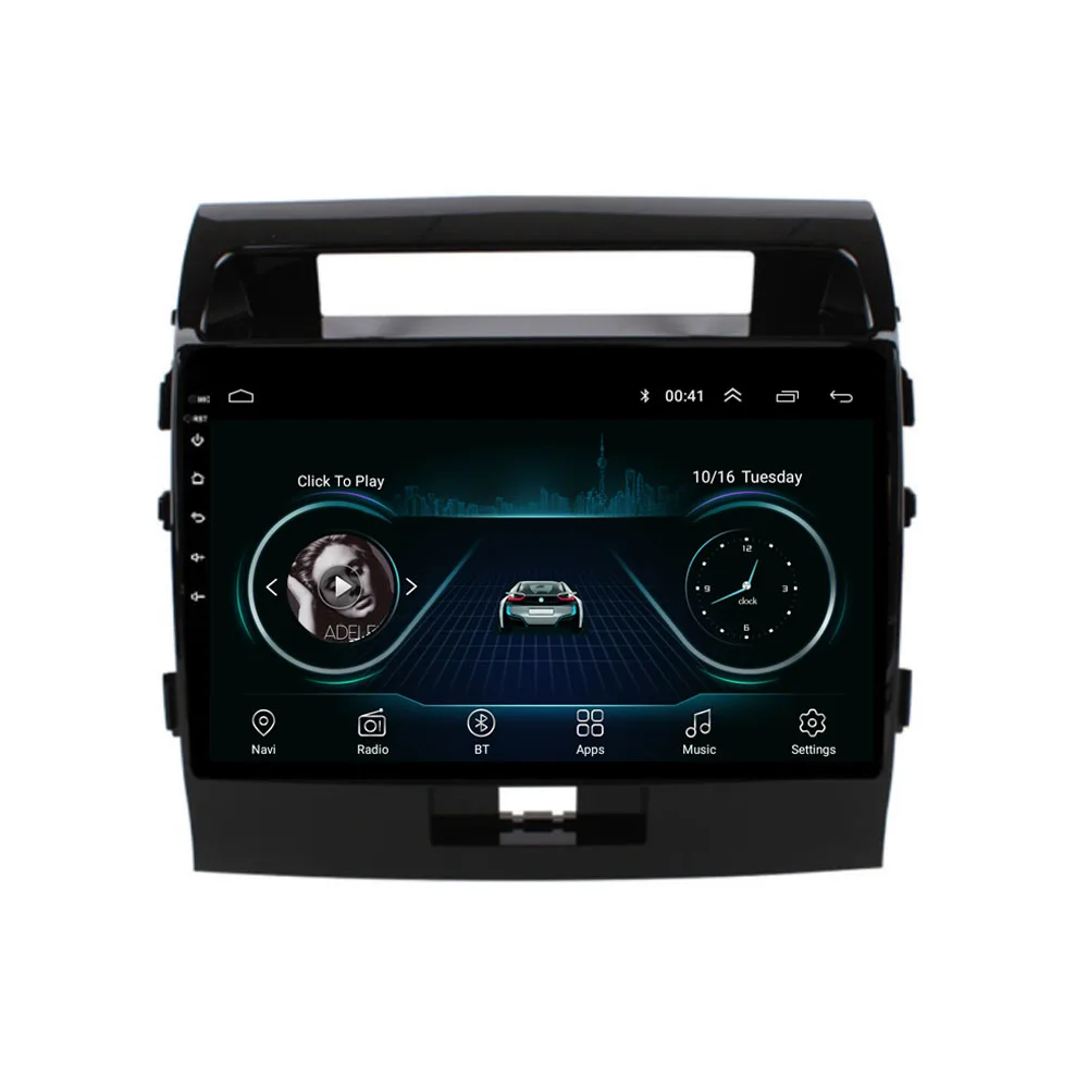 Мультимедийный DVD плеер TOYOTA Land Cruiser 2008 2015 4G LTE Android 10 1 навигация GPS