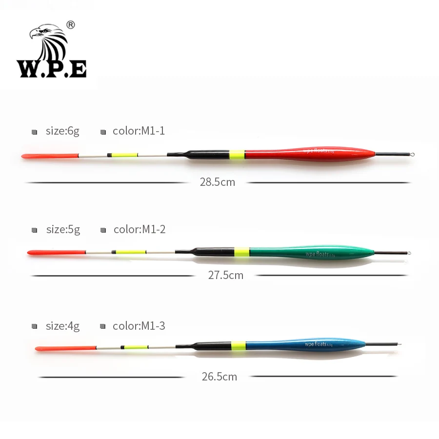 

W.P.E Brand Fishing Float 5pcs/lot Barguzinsky Fir Floats Size 4/5/6g Carp Fishing Bobber Vertical Buoy Fishing Tackle