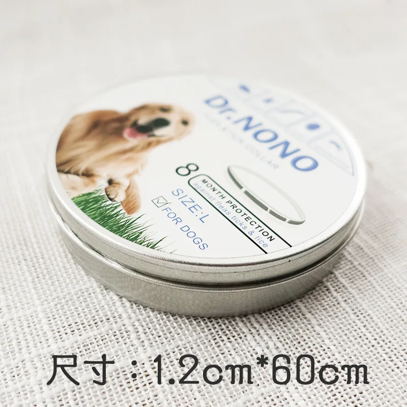 L-1.2x60cm For Dog Регулируемый, для собак, кошек кролик шейный ремешок анти блохи с защитой от клеща Acari тик средство ошейник для домашних животных летние изделия - Цвет: L-1.2x60cm For Dog