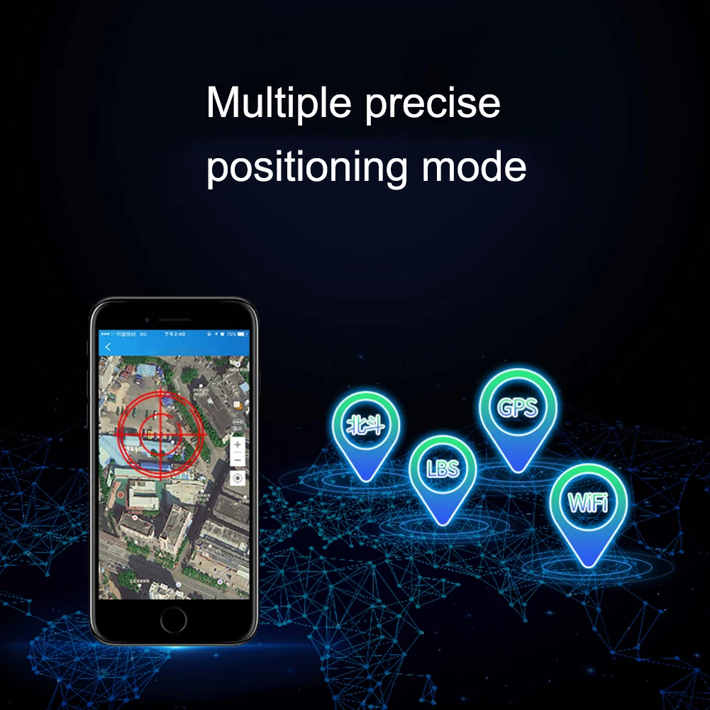 1pcs Mini Car GPS Tracker GPS Tracker GPS Tracker Vehicle Free Installation GPS Tracking Locator Anti Lost Tracer