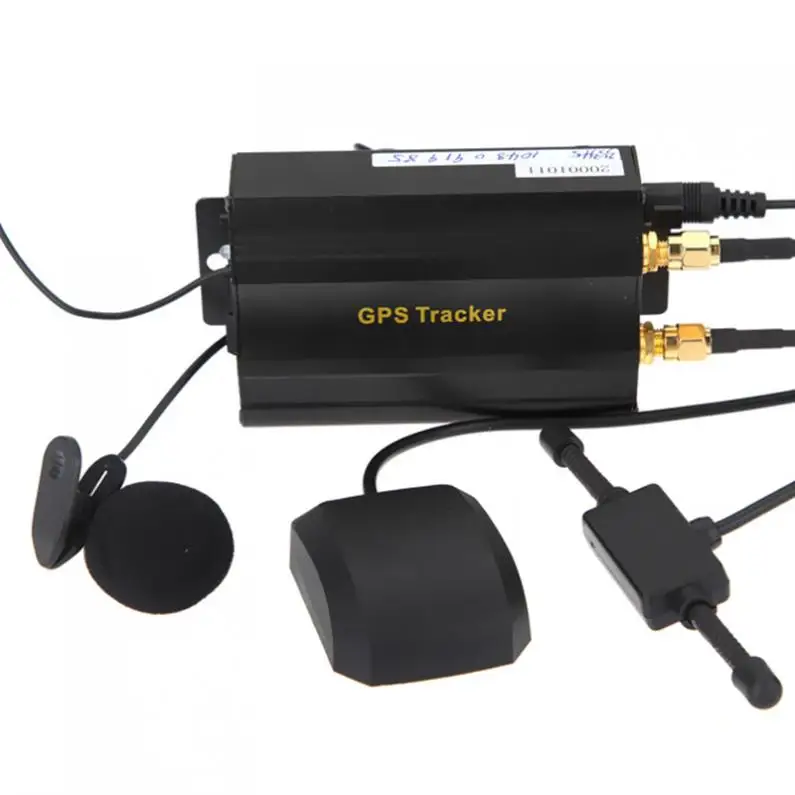 Черный Автомобильный GPS трекер 5 10 м точность GSM/GPRS устройство слежения