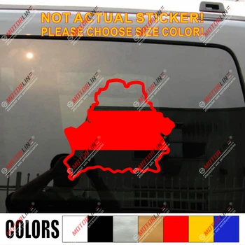 

Belarus 1991 Map Flag Decal Sticker Outline Silhouette Car Vinyl Belorussian