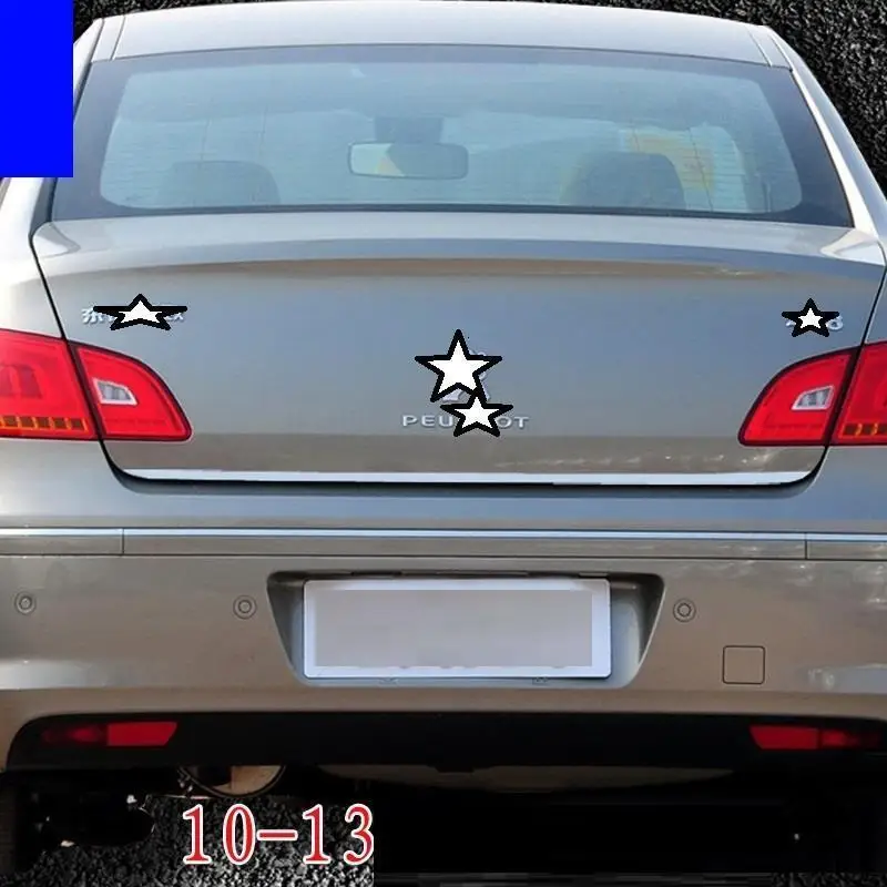 Car Automobile Decorative Wing Mirror Rear Bumper Trunk Exterior Fashion Modification Mouldings Accessory 18 19 FOR Peugeot 301