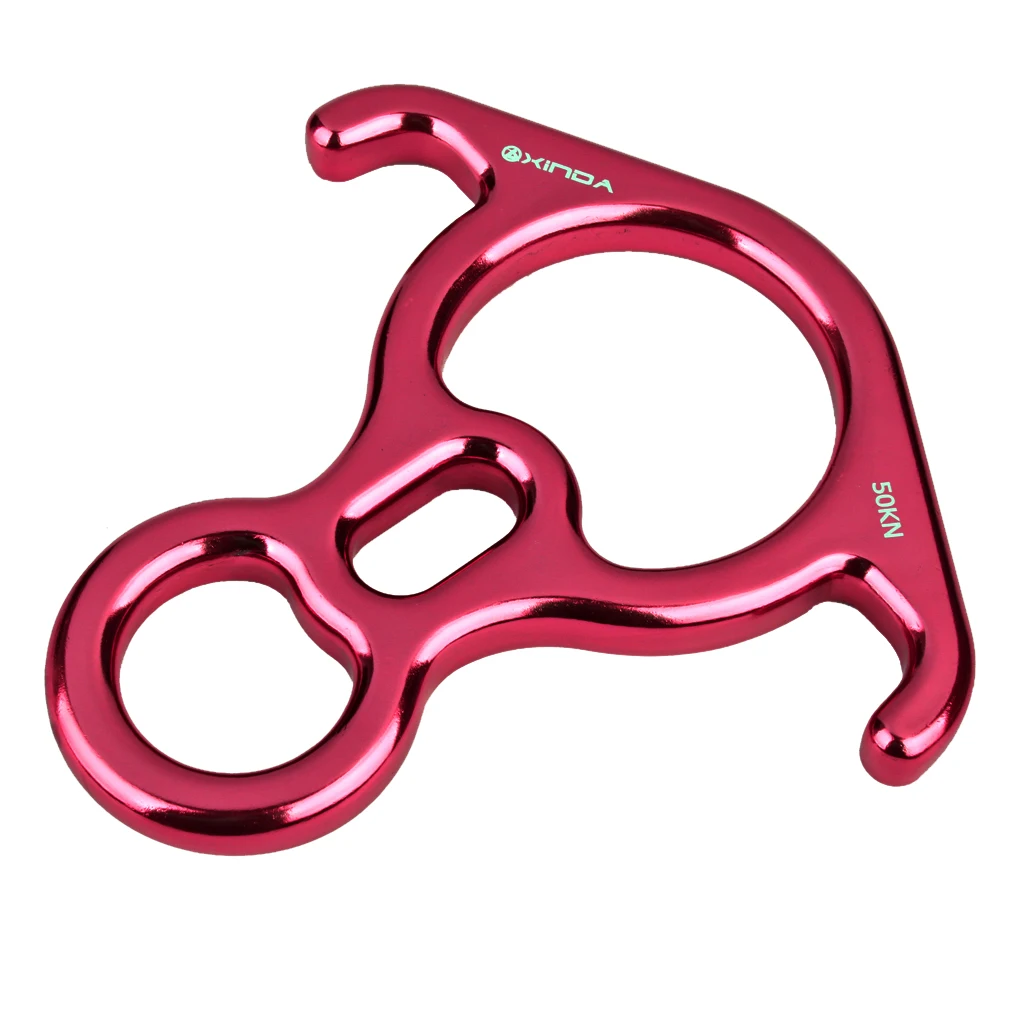 50KN большая скала альпинистская фигура 8 Descender Rappelling Belay Gear аксессуары для кемпинга