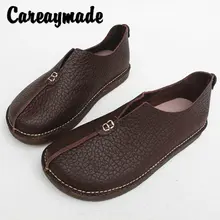 Careaymade Женская обувь на плоской подошве из мягкой воловьей