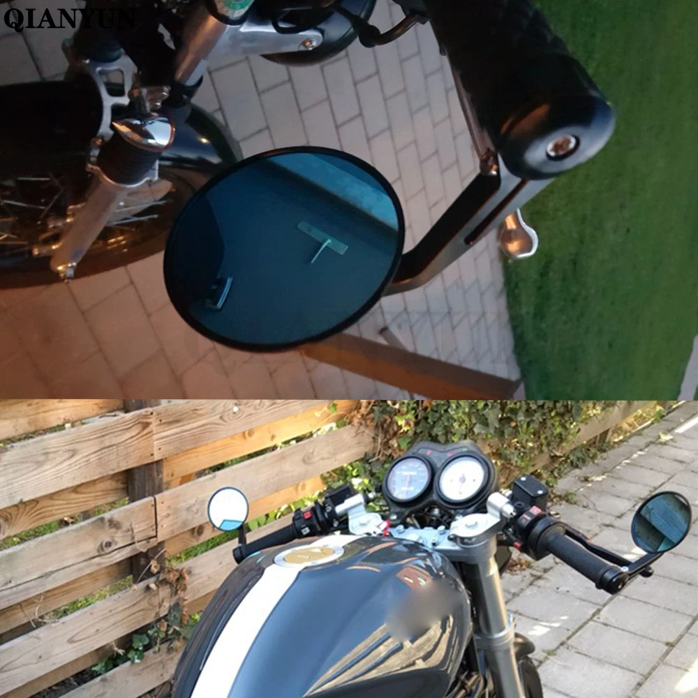 Универсальное зеркало заднего вида для мотоцикла 7/" 22 мм, зеркало для Honda VFR750/S VFR800/F VTR1000/F CBF1000 VF750/S CBR1100XX