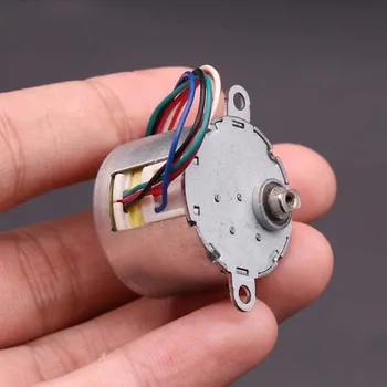 

24mm 24BYJ Mini 4-Phase 5-Wire Electric Stepper Gear Motor Speed Reducer Tiny DC 5V Stepping Geard Motor DIY Crystal Ball Robot