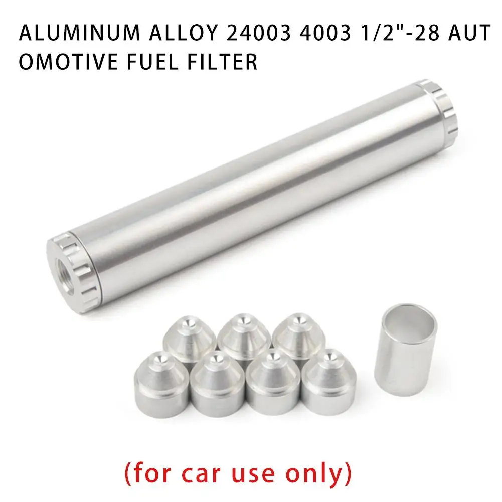 

High Quality Fuel Filter 24003 4003 1/2-28 Threads 6061-T6 Aluminum Core Car Fuel Filter Car Accessories (automotive only)