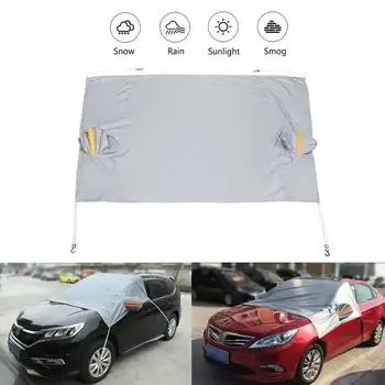 

240x147cm Car Front Window Windscreen Cover Sunshade Cover Anti Snow Frost Ice UV Shield for Winter Summer