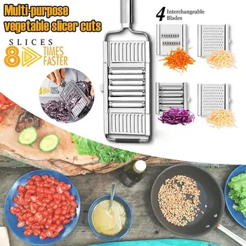 

Multifunctional Mandoline Slicer Fruit Potato Peeler Vegetable Cutter Carrot Grater Kitchen Tools Basket Vegetable Slicer