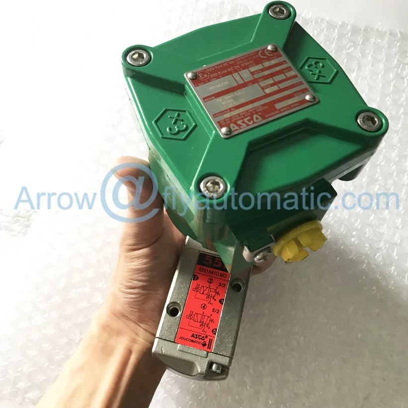 ASCO 8551A410 NF8551A410 1/" Пилот управляемый зеленый из нержавеющей стали взрывозащищенный электромагнитный клапан