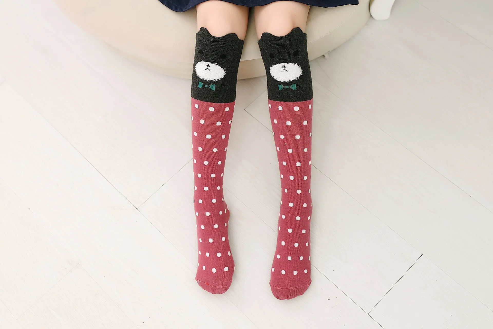 Cartoon Kids Socks Girls long Socks Cotton Knee High Leg Warmers Socks Long Tube Princess Children's Knee Socks Kid Dance Sock - Цвет: 3