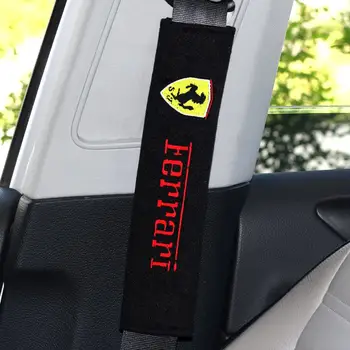 

2 pcs for Ferrari California GTC4 Lusso F430 458 488 599 Roma Car belt cover car styling Accessories Car Styling