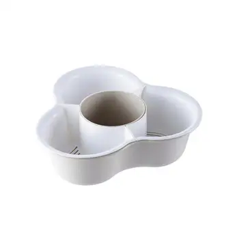 

Plastic Double Layer Drain Basket Fruit Vegetable Washing Basket Food Storage Basket For Kitchen Storage And Organizer